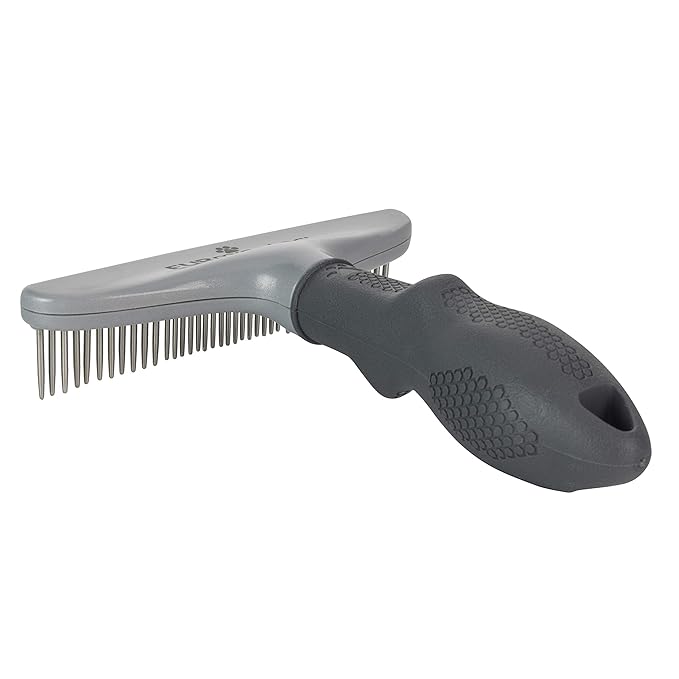 FURminator Dog/Cat Grooming Rake,Grooming Tool,Removes Loose Hair and Tangles,Gray,(Pack of 12)