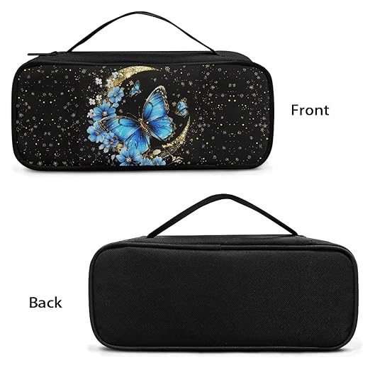 Gomyblomy Stethoscope Case for Classic III, Moon Butterfly Stethoscope Holder Bag with Extra Room for Lightweight II S.E, Cardiology IV Diagnostic, Acoustica Deluxe Stethoscopes