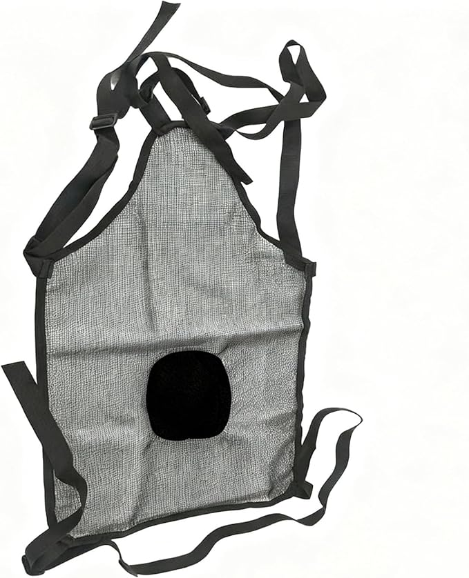 Goat Breeding Prevention, Adjustable Bellyband Harness, 25.3 X 14.1 in, Black