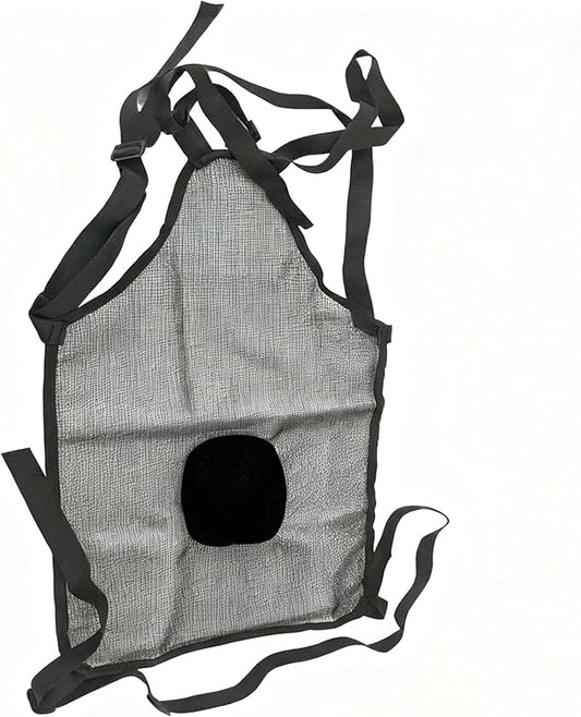 Goat Breeding Prevention, Adjustable Bellyband Harness, 25.3 X 14.1 in, Black