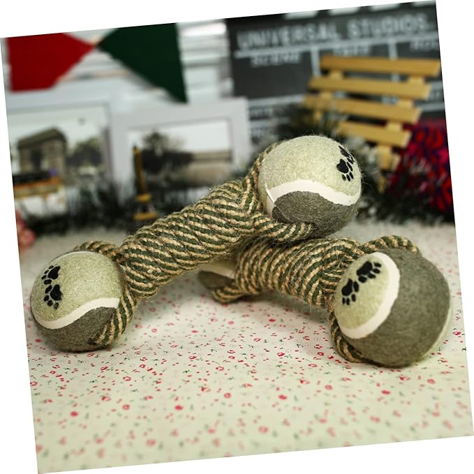 Kisangel Pet Cotton Rope Chew Toys for Dogs Teeth Grinding and Training Play Rope for Interactive Fun and Healthy Chewing Safe for Pets