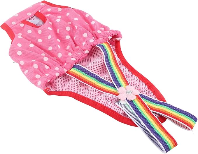 Yinhing Female Dog Sanitary Pants Cotton Physiological Menstrual Underwear (No. 8 (XS) It is Recommended That Sales be Put on)