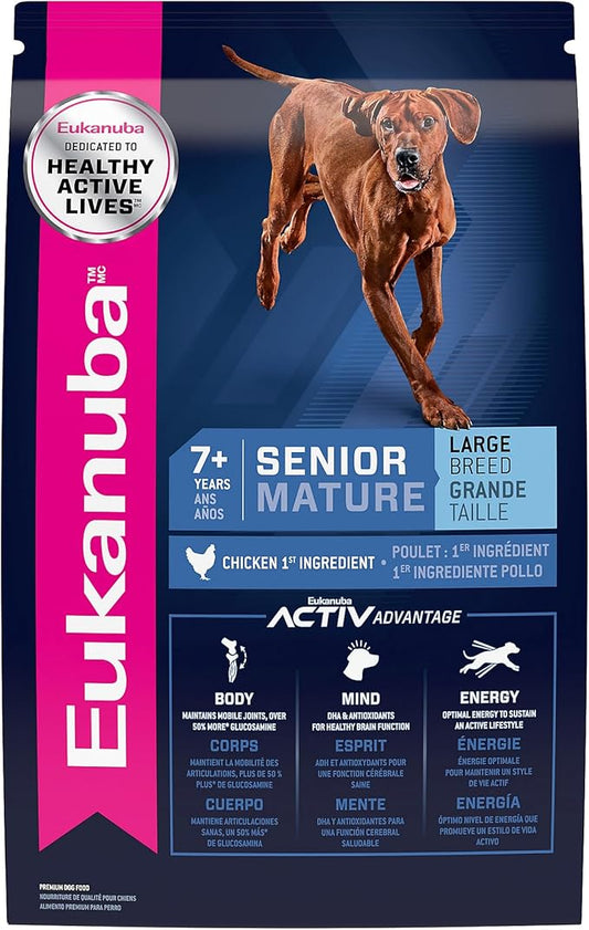 Eukanuba Senior Large Breed Dry Dog Food, 30 lb Bag