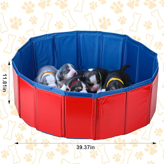 57 Pcs Puppy Kitten Whelping Supplies Whelping Kit for Puppies Birth Dog Kitten Bottle Feeding Kit for New Born Puppy Supplies Include Feeding Tube Etc(40 in Diameter)