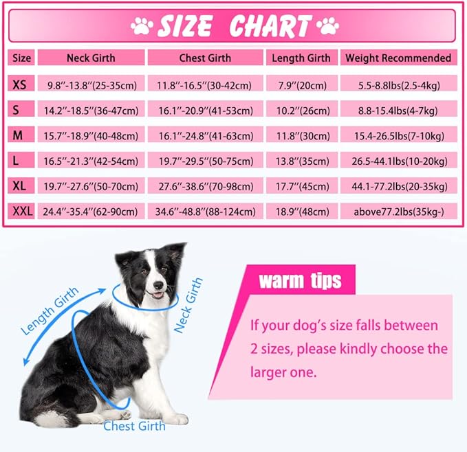 EMUST Dog Flotation Vest, Reflective Life Jacket for Small Dogs with Rescue Handle, Small Dog Vests Lifesaver for Swimming Boating Water with Front Neck Float, Pink,S