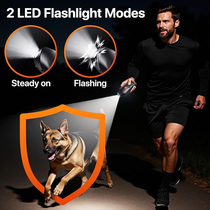 Dog Bark Deterrent Devices, 3X Ultrasonic Anti Barking Device for Dogs with Color LCD Screen, 3 Training Modes, 33FT Range to Correct Bad Behavior, Safe & Humane for Indoor & Outdoor Use