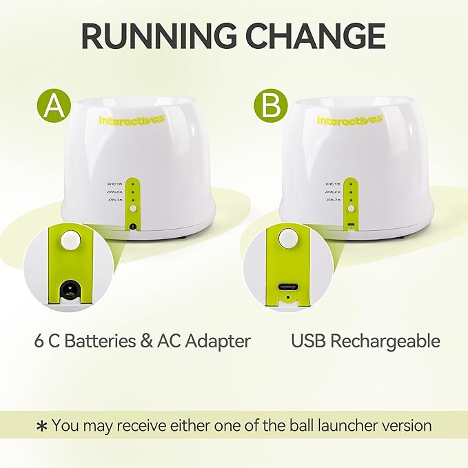 ALL FOR PAWS Automatic Dog Ball Launcher, Interactive Fetch Toy for Small to Medium Dogs, Rechargeable Pet Thrower Machine for Indoor & Outdoor Play, 3 Pcs 2-Inch Balls Included