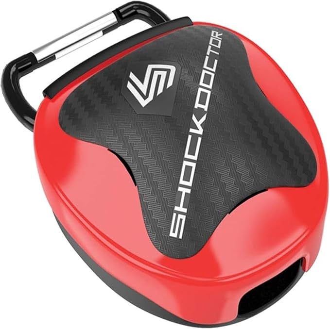 Shock Doctor Mouth Guard Case, Ventilated, Universal Storage for Mouthguard, Adult & Youth Sizes