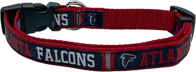 Pets First NFL Atlanta Falcons Licensed PET COLLAR, Small - Heavy-Duty, Strong, and Durable Dog Collar. Available in 31 Football Teams and 4 Sizes