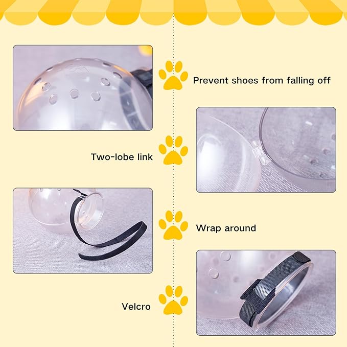 Cat Muzzle and Boots, Adjustable Helmet for Grooming, Breathable Hood Face Mask for Shaving Head Bubble Cover, Anti Bite Cat Holder for Bathing