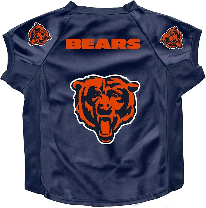 Littlearth NFL Chicago Bears Stretch Pet Jersey, Team Color, Big Dog