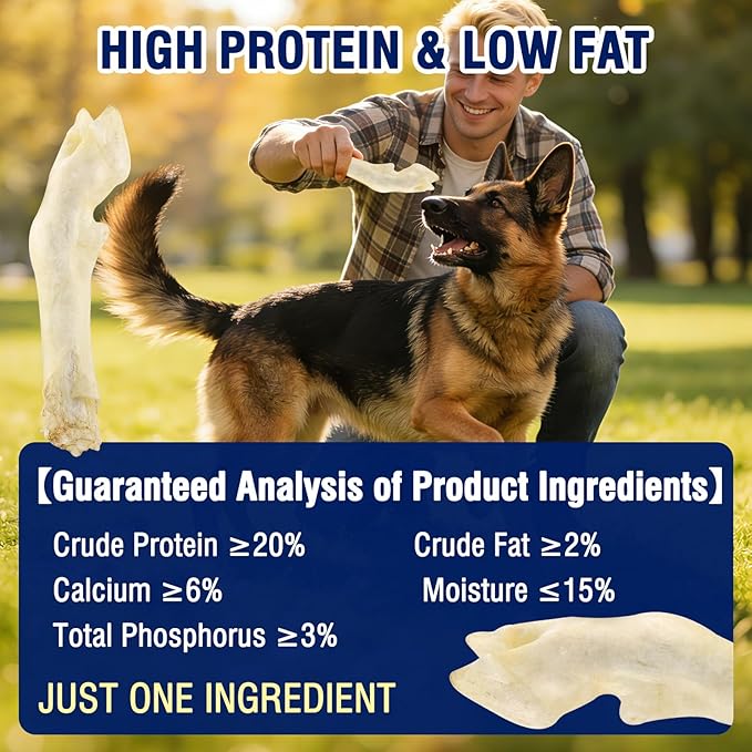 Sheep Hooves for Dogs to Chew Dehydrated Treats Lamb Trotters Single Ingredient Puppy Chew Sticks Bone Organic Training Low Fat A