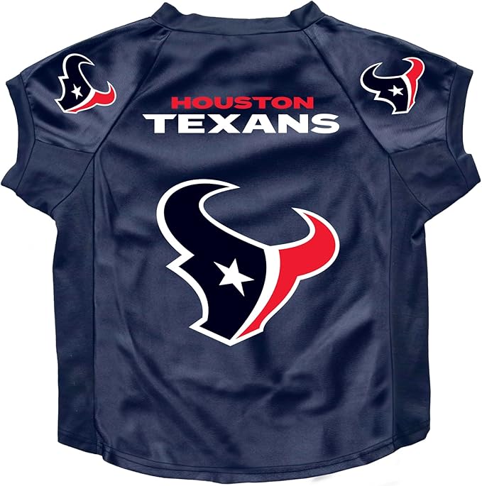 Littlearth Houston Texans NFL Stretch Pet Jerseys for Big Dogs
