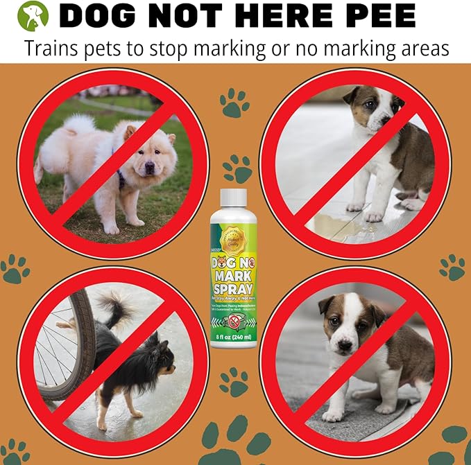8oz Keep Your Home Clean with Pet-Safe Spray - Non-Disruptive Formula to Help Manage Dog’s Marking and Urination Habits
