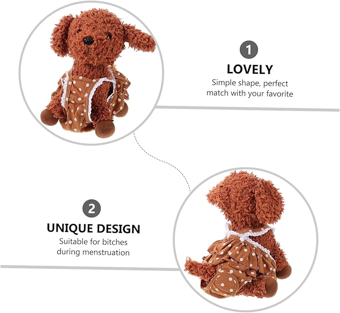 1pc Puppy Diaper Pant Breathable Dog Diapers for Female Dogs Stylish Design for Menstruation and Clean Floors
