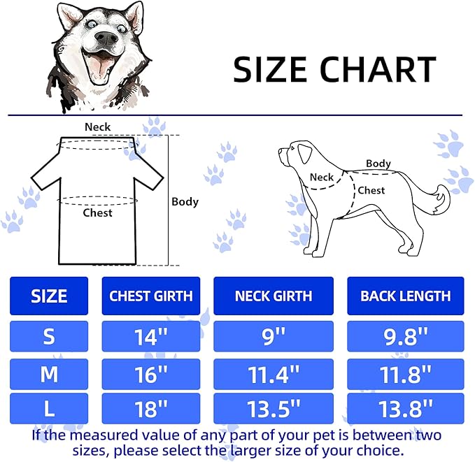 Saintrygo 8 Pieces Dog Shirts Pet Printed Clothes with Funny Letters Summer Pet T Shirts Cool Puppy Breathable Dog Outfit Soft Sweatshirt Cats(Classic Pattern,Small)