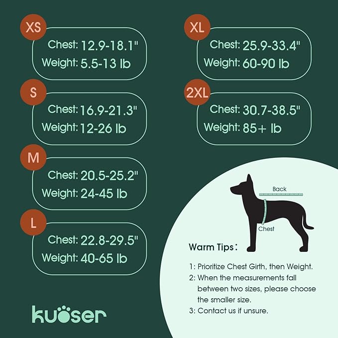 Kuoser XXL Dog Life Jacket, High Flotation Large Dog Life Vest for Swimming Boating, Reflective Dog Swimming Vest Pet Life Preserver with Rescue Handle, Purple XXL