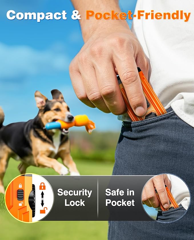 Dog Bark Deterrent Devices, 2025 Upgraded 3x Sonic Emitters Anti Barking Device for Own Or Neighbor's Dog, Safe & Effective Portable Ultrasonic Dog Bark Shield Rechargeable Dog Barking Silencer