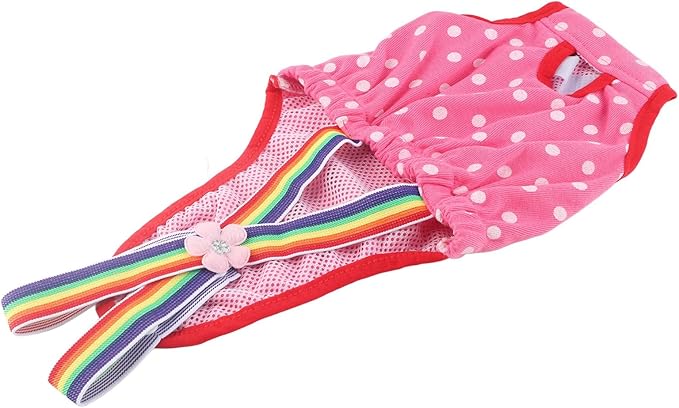 Diaper Diaper Pins for Female Dogs Physiological Health Underwear with Elastic Straps, Avoid The Mat at Will in Estrus, Ideal for Small, Washable and Reusable Dogs, Avoid Floor