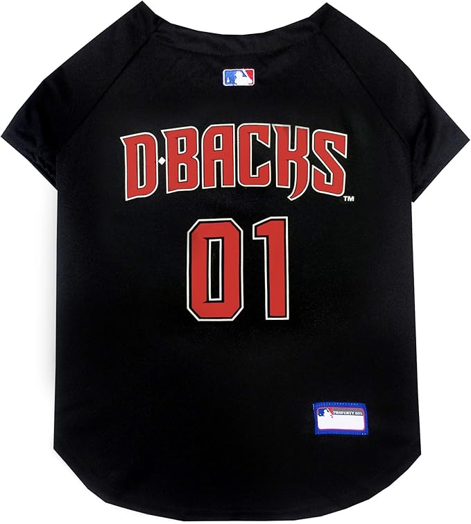 Official MLB Arizona Diamondbacks Pet Jersey for Dogs & Cats, Size XX-Large - Stylish Baseball Jersey for Your Furry Fan- Show Off Team Spirit with The Perfect Fan Apparel Gear for Pet, Dog & Cat
