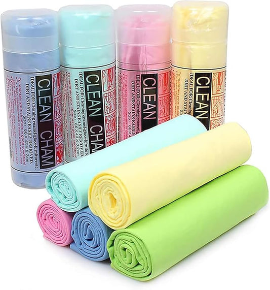 GabeFish Super Absorbent Shammy Dog Towels Quick Dry Eco-Friendly Soft Multifunctional Pets Cats Towel Packs Large 2PC