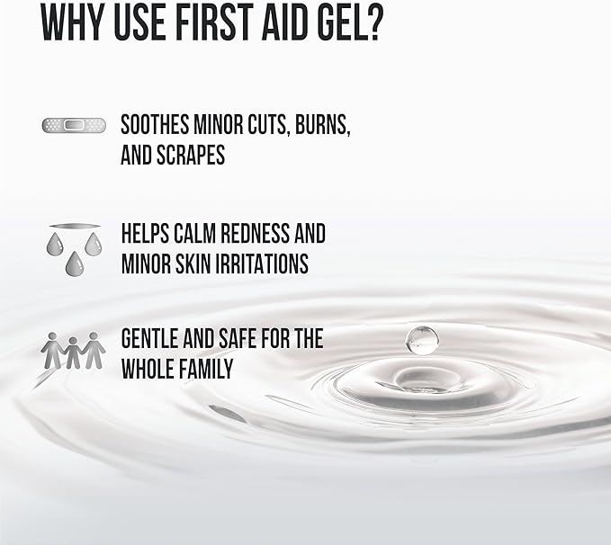 Sovereign Silver First Aid Gel - Argentum Metallicum Gel Wound Care Support, Topical Skin Care for Minor Skin Irritations - 2 fl oz (59 mL)