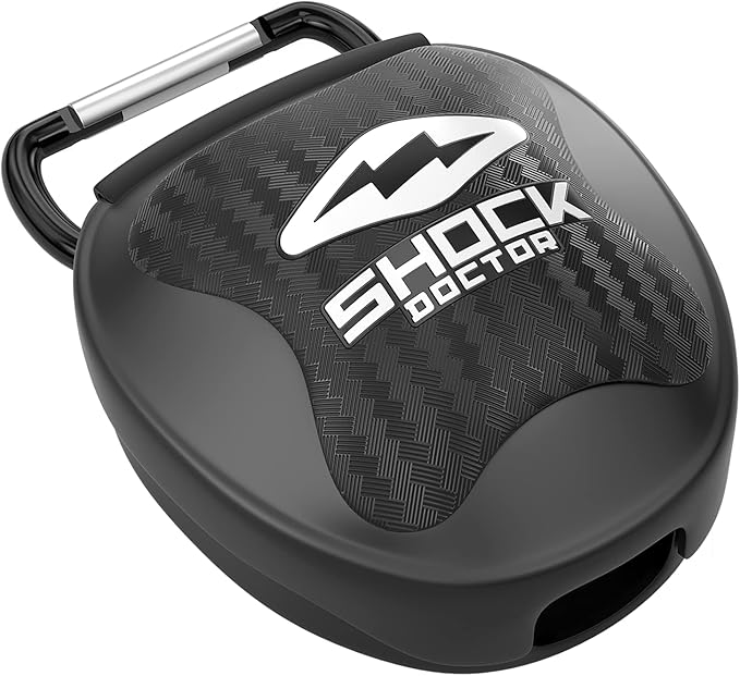 Shock Doctor Mouth Guard Case, Ventilated, Universal Storage for Mouthguard, Adult & Youth Sizes