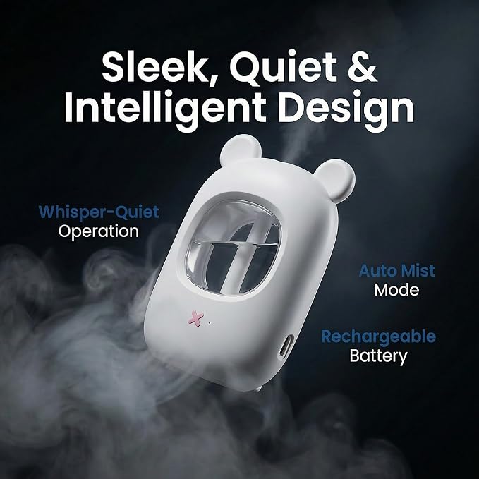 Portable Dog Calming Pheromone Diffuser| 30-Day Supply for Anxiety, Barking, Stress & Indoor Urination Relief | Vet-Approved, No Outlet Needed