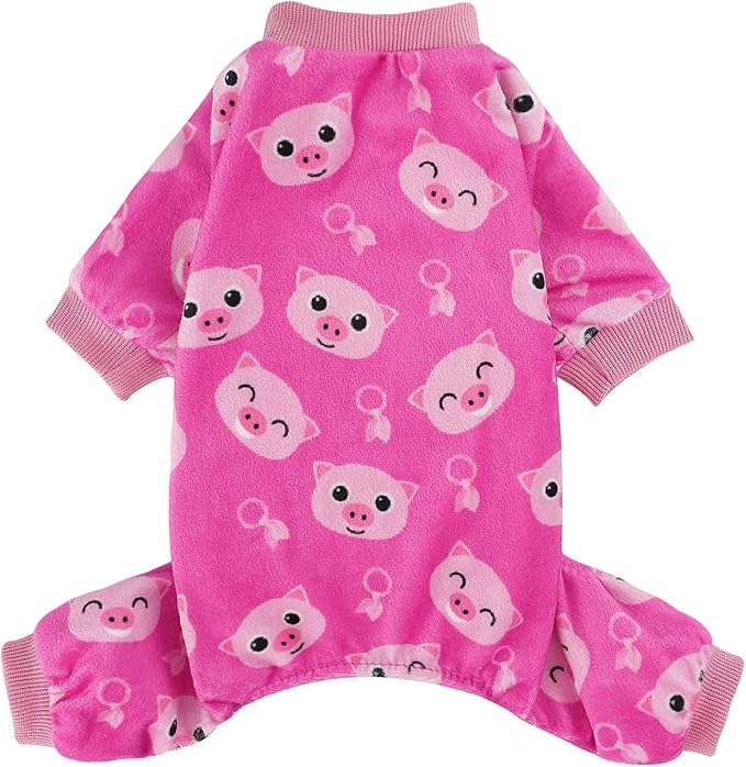 Kosiyi Dog Clothes for Small Dogs Girl Boy Puppy Pajamas, Stretch Fleece Winter Spring Outfit, Lightweight Velvet Pet Jumpsuit, Pjs, Onesies Dog Apparel