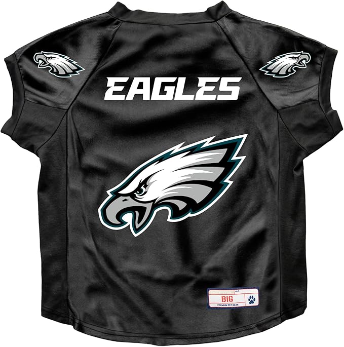 Littlearth NFL Philadelphia Eagles Stretch Pet Jersey, Team Color, Big Dog
