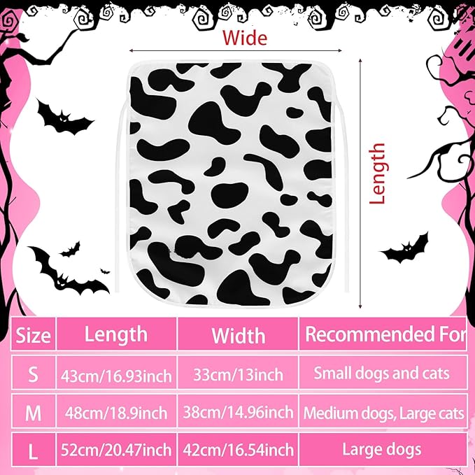 4 Pcs Halloween Dog Costumes Pet Cowboy Costume Cowgirl Hat with Bandana, Puppy Cape and Hip Hop Glasses for Halloween Dog Cat Puppy Kitten Cosplay Accessories(Large)