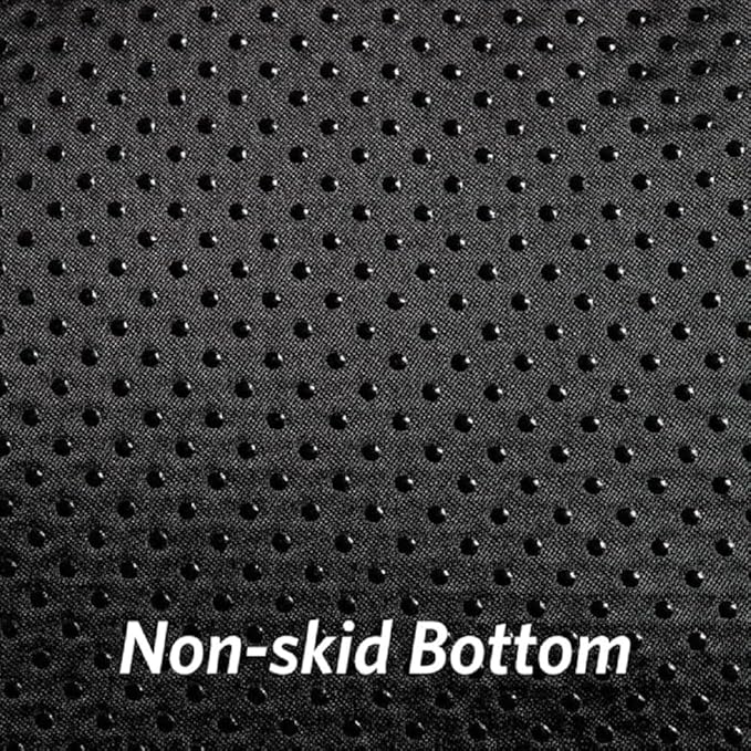 MidWest Homes for Pets Intermediate QuietTime Deluxe Black Faux Fur Pet Mat, Non-Skid Bottom, Supportive Padding for Dogs, Made for 36-Inch Crates & Kennels