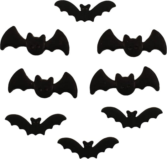 Buttons Galore and More Halloween & Fall Collection of Decorative Novelty Buttons Embellishments for Craft and Sewing DIY Projects (Gone Batty)