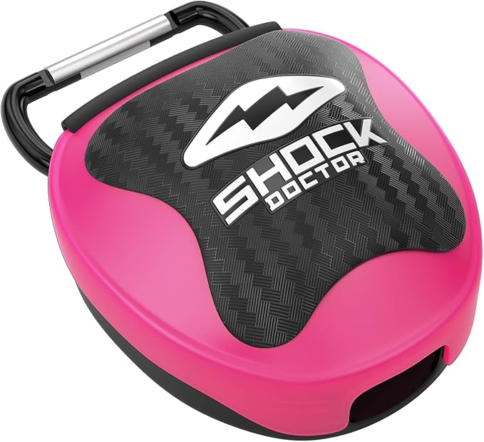 Shock Doctor Mouth Guard Case, Ventilated, Universal Storage for Mouthguard, Adult & Youth Sizes