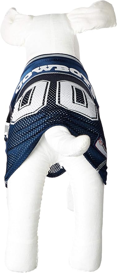 Pets First NFL Dallas Cowboys Dog Jersey, Size Medium, Football Shirt Costume for Pet, Dog Sports T-Shirt, NFL Team Clothing for Cats, Licensed Pet Apparel Available in 7 Sizes and 32 Teams