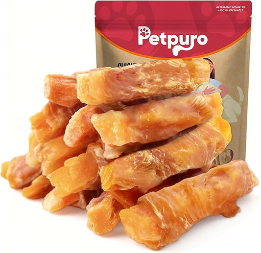 Sweet Potato Dog Treats with Chicken 10.6oz – Soft Chewy Training Treats for for Small, Medium & Large Breeds, Easy to Digest, Rawhide-Free Healthy Snacks