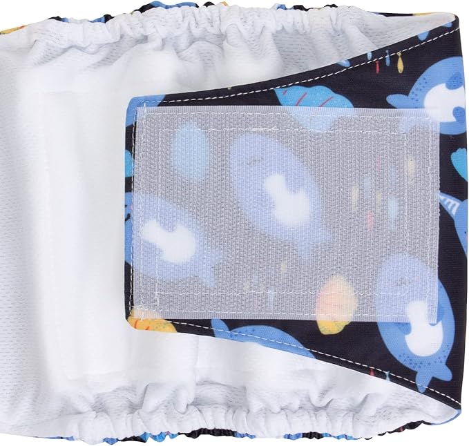 CuteBone Belly Band for Dogs Male Reusable Diapers Washable Wrap DM36XS