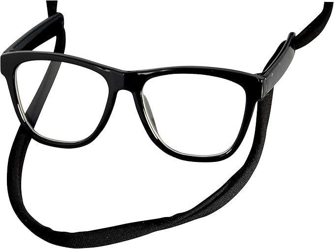 G015 Dog Small Breed up to 15lbs Pet Cat Costume Clear Lens Tiny 80s Retro Glasses (Black-Clear Lens)