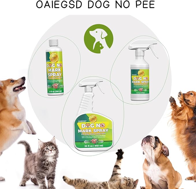 8oz Keep Your Home Clean with Pet-Safe Spray - Non-Disruptive Formula to Help Manage Dog’s Marking and Urination Habits