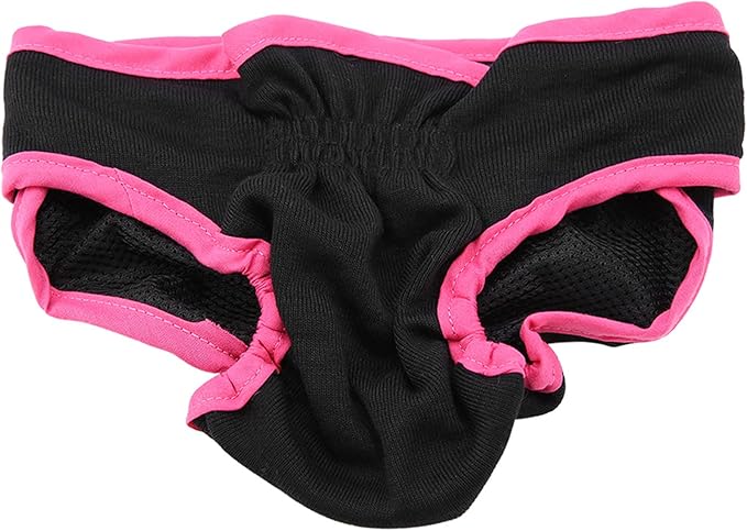 SUNGOOYUE Reusable Dog Diapers Female, Polyester Elastic Dog Physiological Pants with Adjustable Fit for Heat Cycle 11.8-29.5in for Small Medium Large Dogs (XS)