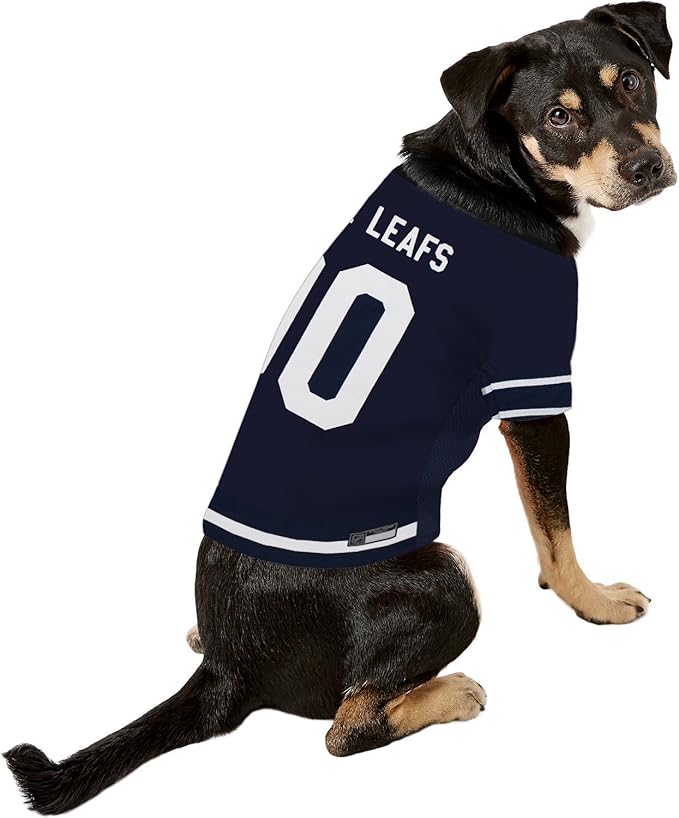 NHL Toronto Maple Leafs Jersey for Dogs & Cats, X-Small. - Let Your Pet Be A Real NHL Fan! (Pack of 2)