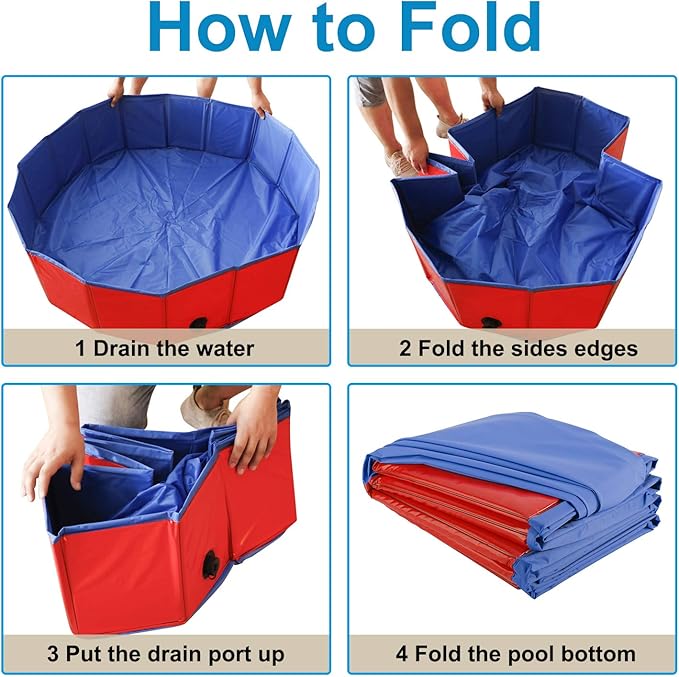 Artilife Whelping Pen for Dogs,Whelping Box for Dogs and Puppies,Dog Birth Supplies,Portable Whelping Pool Whelping Box,Foldable Dog Bath Pool (63inch Dia.x12inch H(160x30cm))