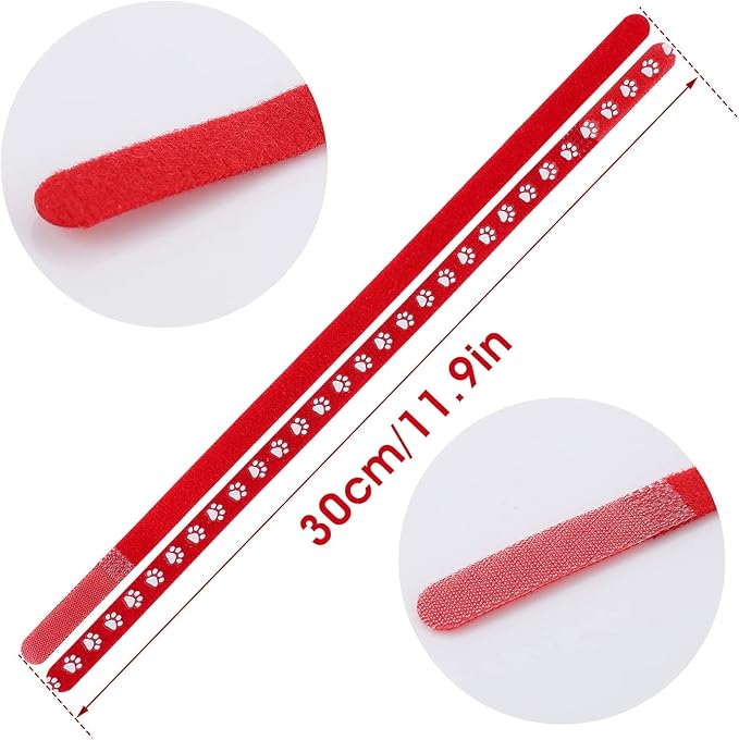 cobee Newborn Puppy Collars, 12 Pcs Whelping Collars for Newborn Puppies Collars for Litter, Adjustable Super Soft Nylon Newborn Dog Identification Bands Puppy ID Collars