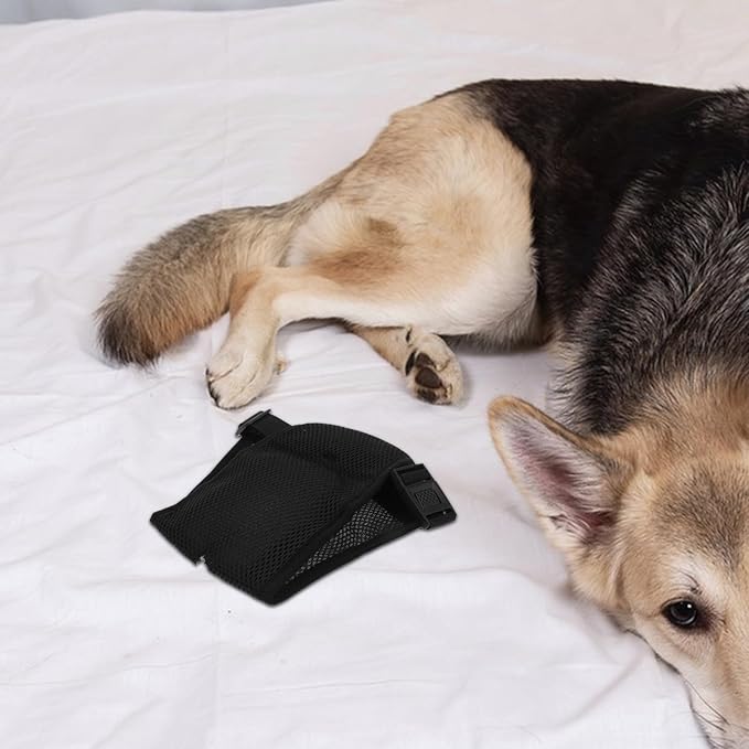 2pcs Female Dog Diapers Large Size L (40-49cm) Breathable Pet Menstrual Pants with Replaceable Pads Reusable Sanitary Pants for Female Dogs in Heat