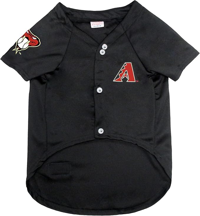 Official MLB Arizona Diamondbacks Pet Jersey for Dogs & Cats, Size XX-Large - Stylish Baseball Jersey for Your Furry Fan- Show Off Team Spirit with The Perfect Fan Apparel Gear for Pet, Dog & Cat