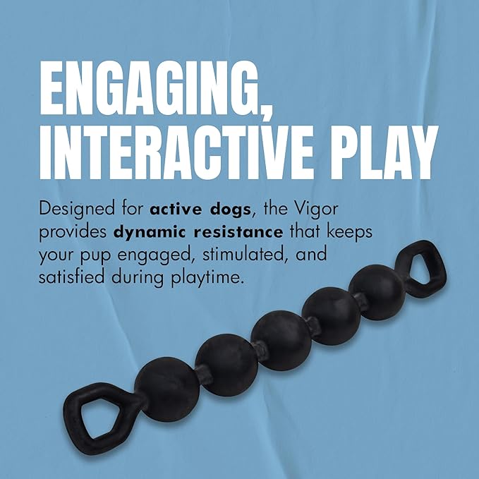 Vigor Interactive Dog Toy – Weighted & Flexible for Shake and Fetch Play – 1 lb (16 oz)