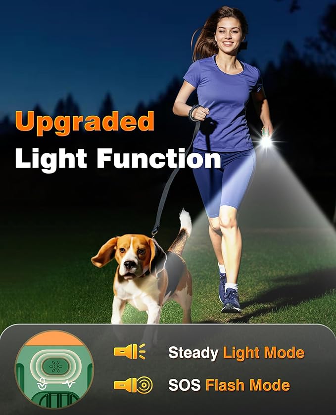 Dog Bark Deterrent Devices, 2025 Upgraded 3X Sonic Emitters Anti Barking Device for Own Or Neighbor's Dog, Safe & Effective Portable Ultrasonic Dog Bark Shield Rechargeable Dog Barking Silencer