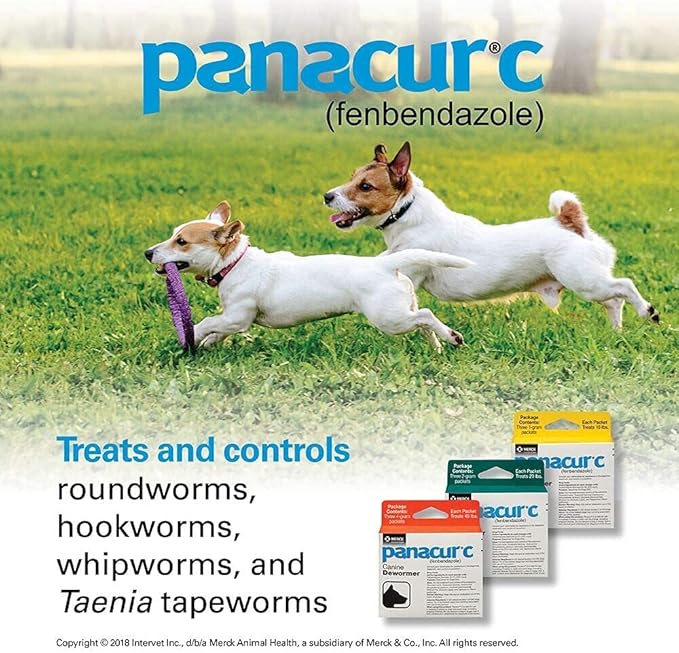 Panacur C - up to 10 lbs - 1 gm