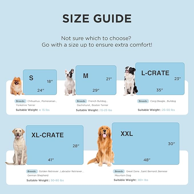 Bedsure Cooling Dog Mat Extra Large, Q-Max>0.5 XL Thin Breathable Cold Crate Pad for Pet, Portable Washable Kennel Bed for Summer Active Dog with Chill Soothing Fabric to Rapid Cooling, 41x28, Grey