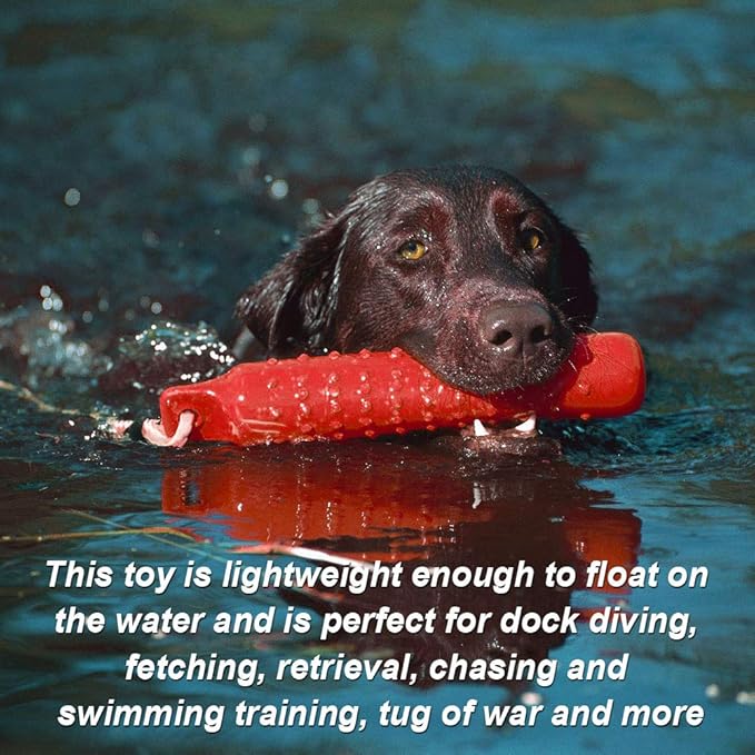Dog Float Toy - Retriever Training Dummy, Interactive Pool Toy for Small to Large Dogs